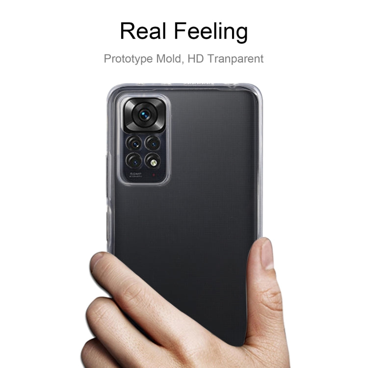 For Xiaomi Redmi Note 11 Pro Overseas Version 0.75mm Ultra-thin Transparent TPU Phone Case