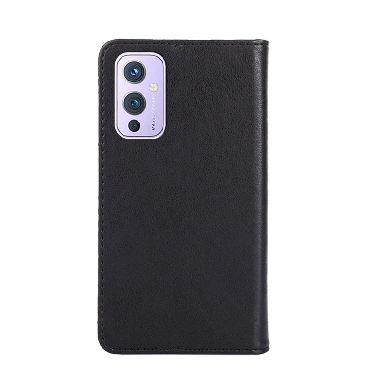 For OnePlus 9 Non-Magnetic Retro Texture Horizontal Flip Leather Case with Holder & Card Slots & Wallet