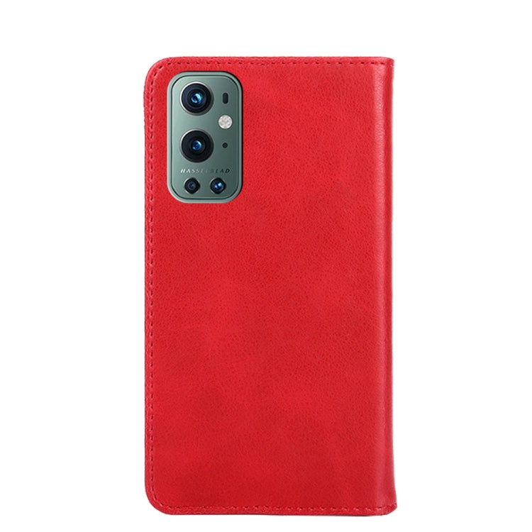 For OnePlus 9 Pro Non-Magnetic Retro Texture Horizontal Flip Leather Case with Holder & Card Slots & Wallet