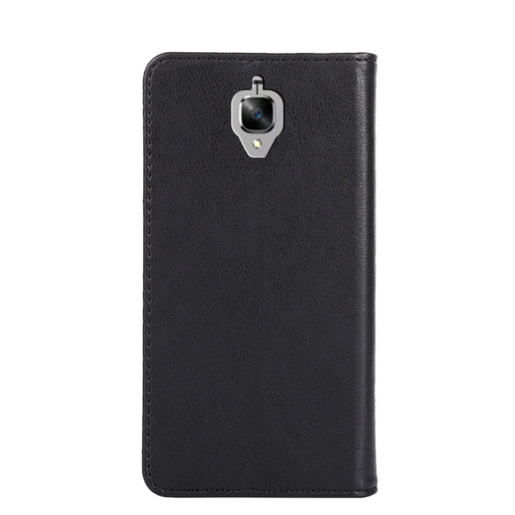 For OnePlus 3 Non-Magnetic Retro Texture Horizontal Flip Leather Case with Holder & Card Slots & Wallet