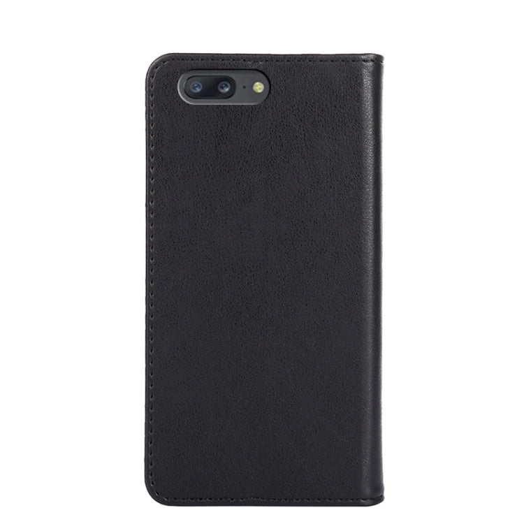 For OnePlus 5 Non-Magnetic Retro Texture Horizontal Flip Leather Case with Holder & Card Slots & Wallet