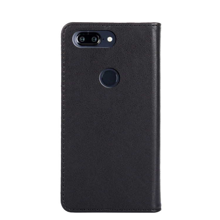 For OnePlus 5T Non-Magnetic Retro Texture Horizontal Flip Leather Case with Holder & Card Slots & Wallet