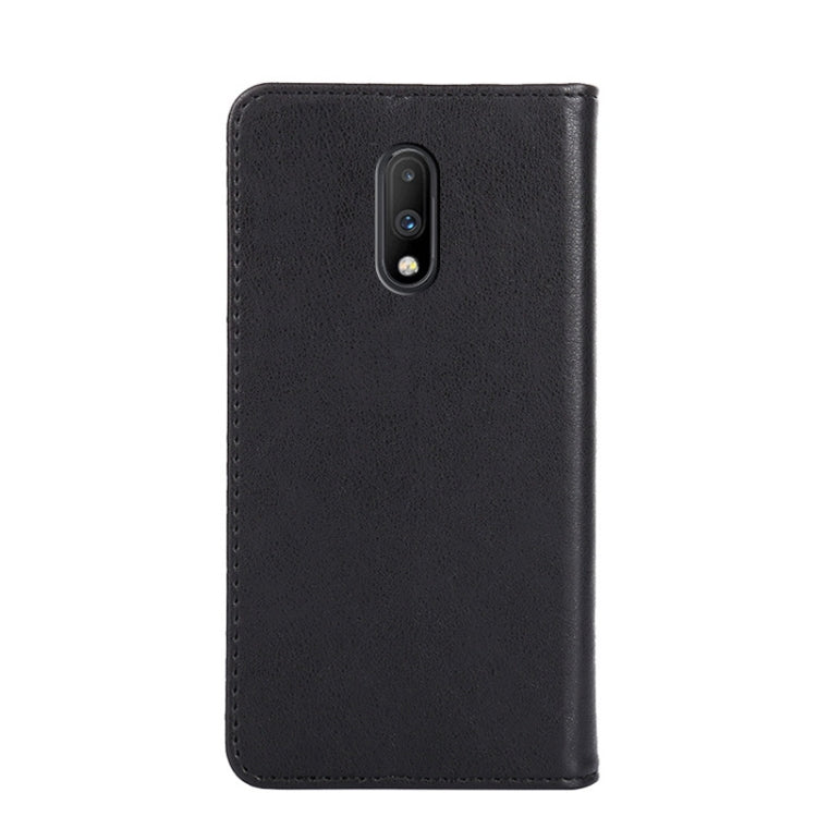 For OnePlus 7 Non-Magnetic Retro Texture Horizontal Flip Leather Case with Holder & Card Slots & Wallet