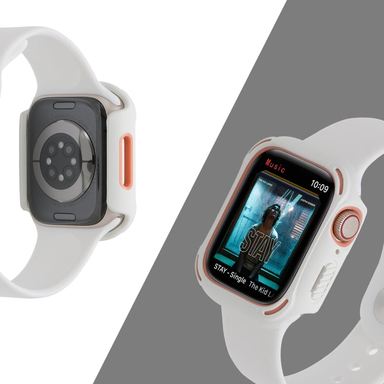 PC+TPU Two-color Frame Watch Case For Apple Watch Series 8 / 7 41mm