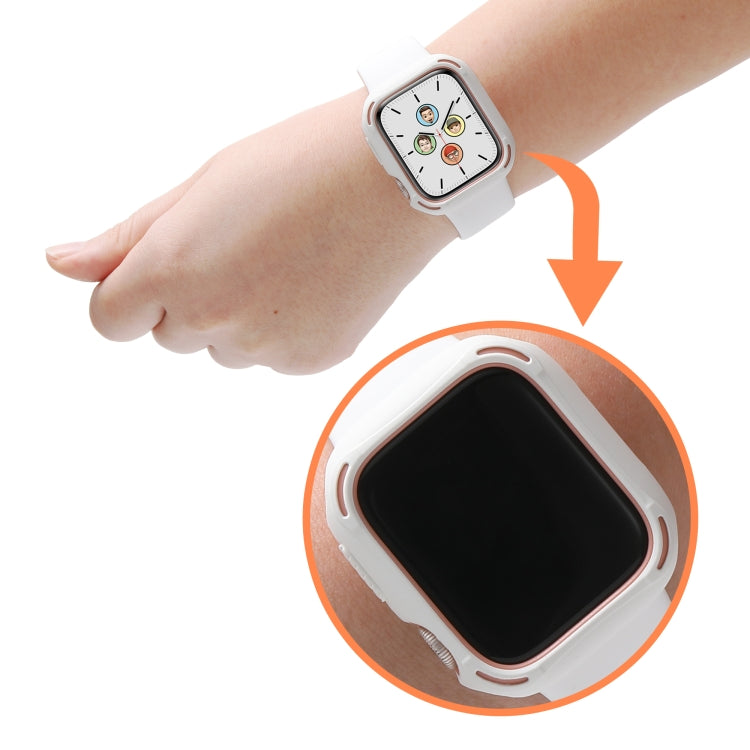 PC+TPU Two-color Frame Watch Case For Apple Watch Series 8 / 7 41mm