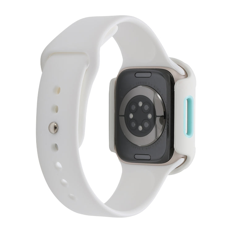 PC+TPU Two-color Frame Watch Case For Apple Watch Series 8 / 7 41mm