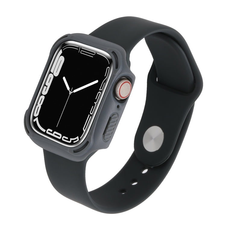 PC+TPU Two-color Frame Watch Case For Apple Watch Series 8 / 7 41mm