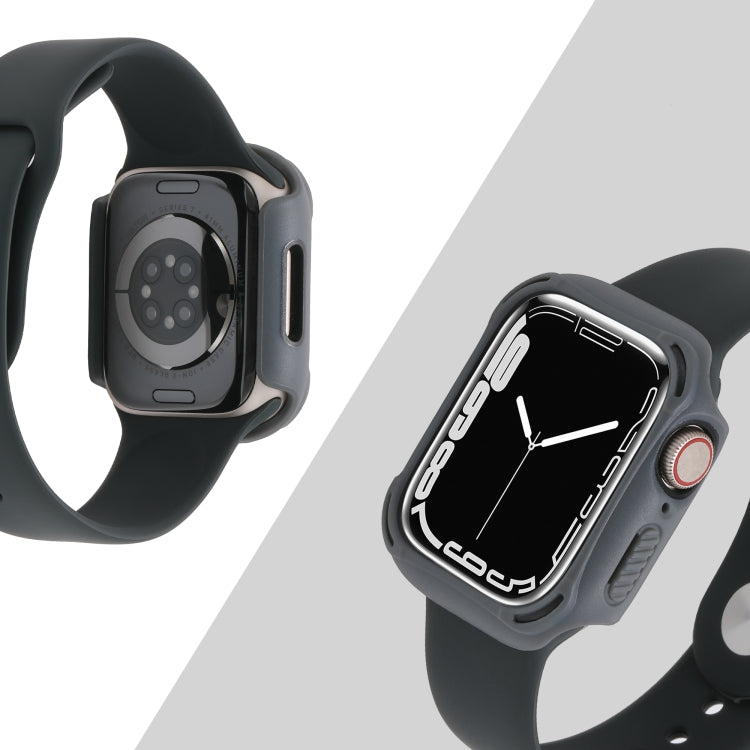 PC+TPU Two-color Frame Watch Case For Apple Watch Series 8 / 7 41mm