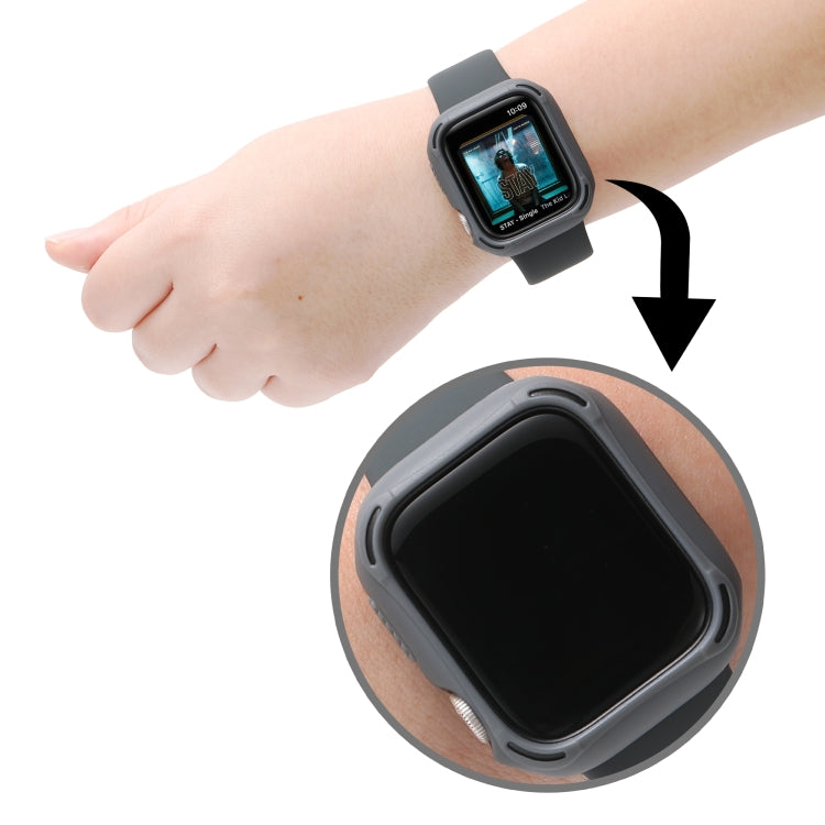 PC+TPU Two-color Frame Watch Case For Apple Watch Series 8 / 7 41mm