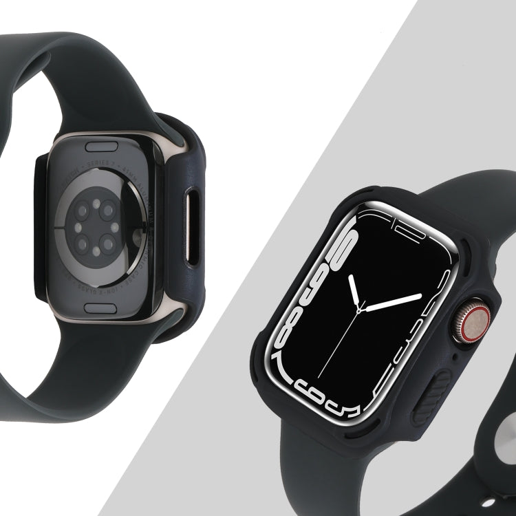 PC+TPU Two-color Frame Watch Case For Apple Watch Series 8 / 7 45mm