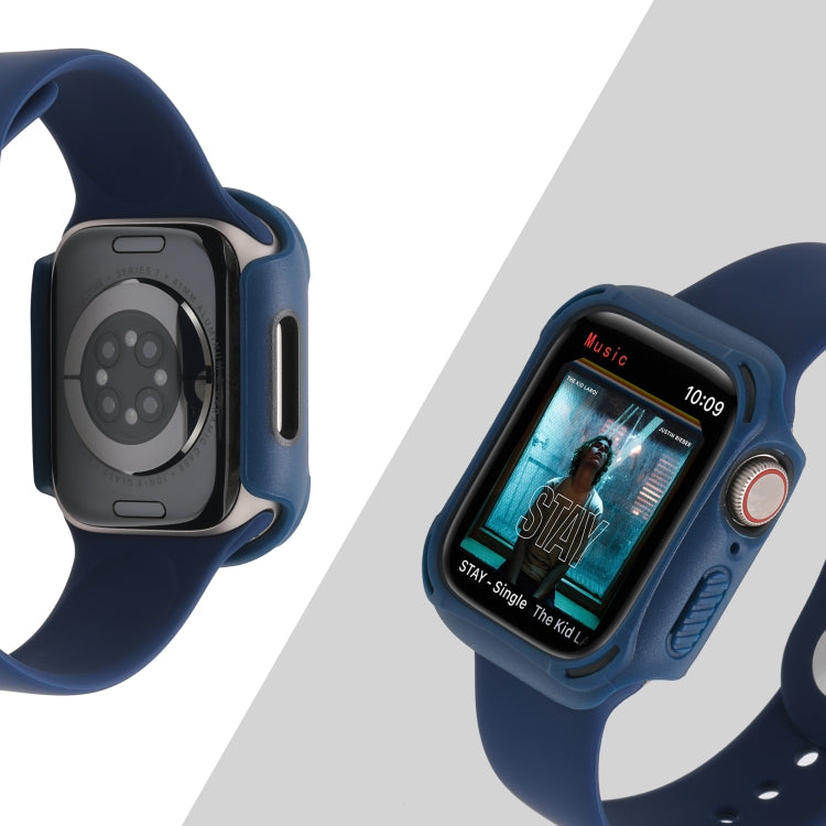 PC+TPU Two-color Frame Watch Case For Apple Watch Series 8 / 7 45mm