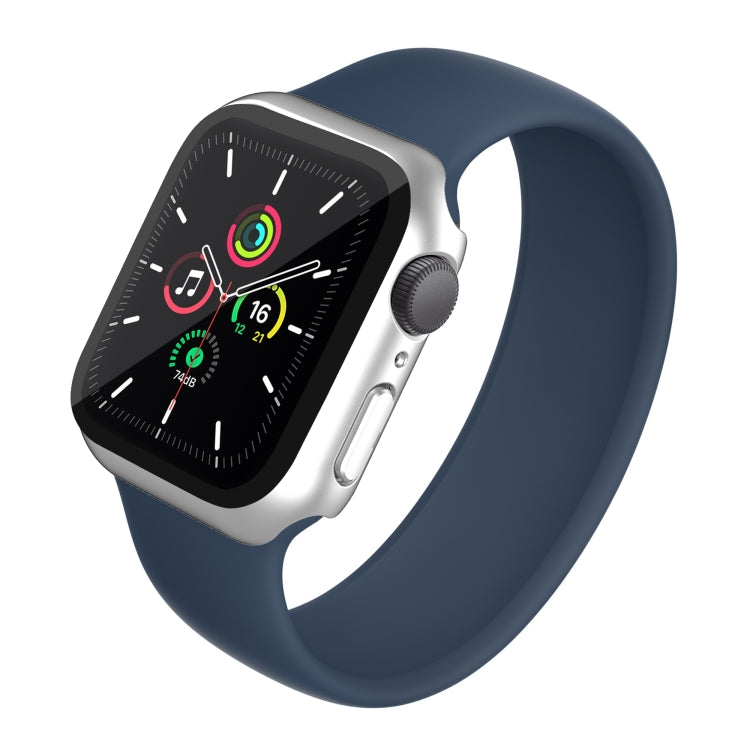 Electroplating Matte All-inclusive PC + Tempered Glass Watch Case For Apple Watch Series 8 / 7 41mm