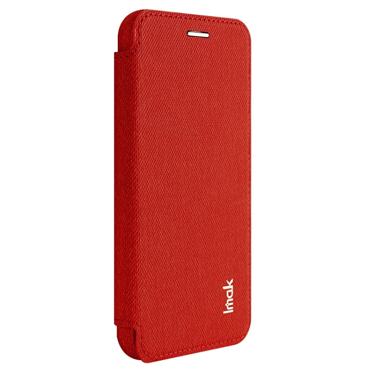 For iPhone 11 IMAK Removable Horizontal Flip Denim Canvas + PC + Magnetic Stripe Case with Card Slot