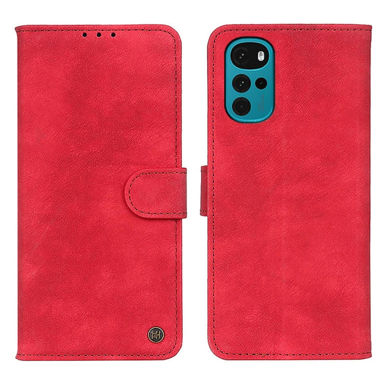 For Motorola Moto G22 Antelope Texture Magnetic Buckle Leather Phone Case
