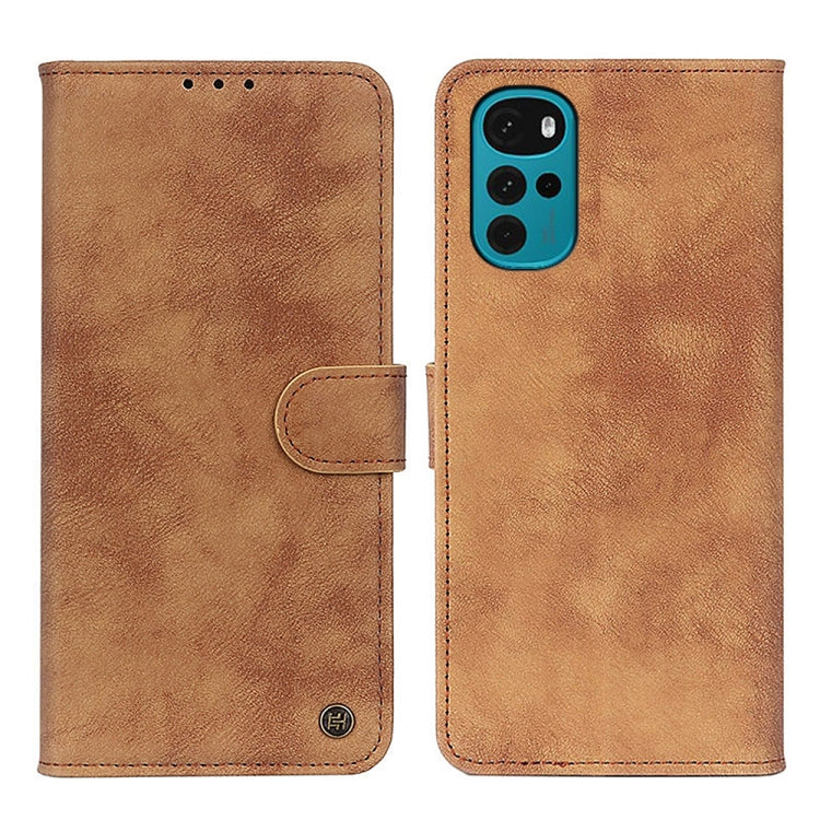 For Motorola Moto G22 Antelope Texture Magnetic Buckle Leather Phone Case