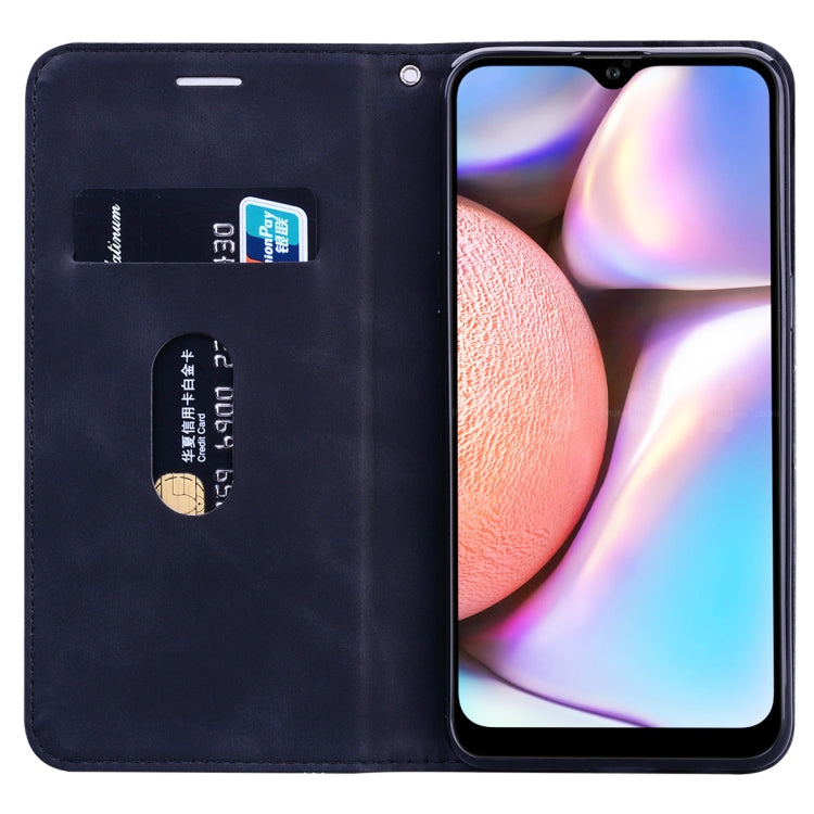 For Samsung Galaxy A03s 164mm Frosted Business Magnetic Flip Leather Phone Case