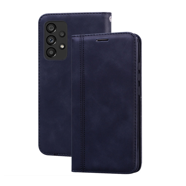 For Samsung Galaxy A53 5G Frosted Business Magnetic Flip Leather Phone Case