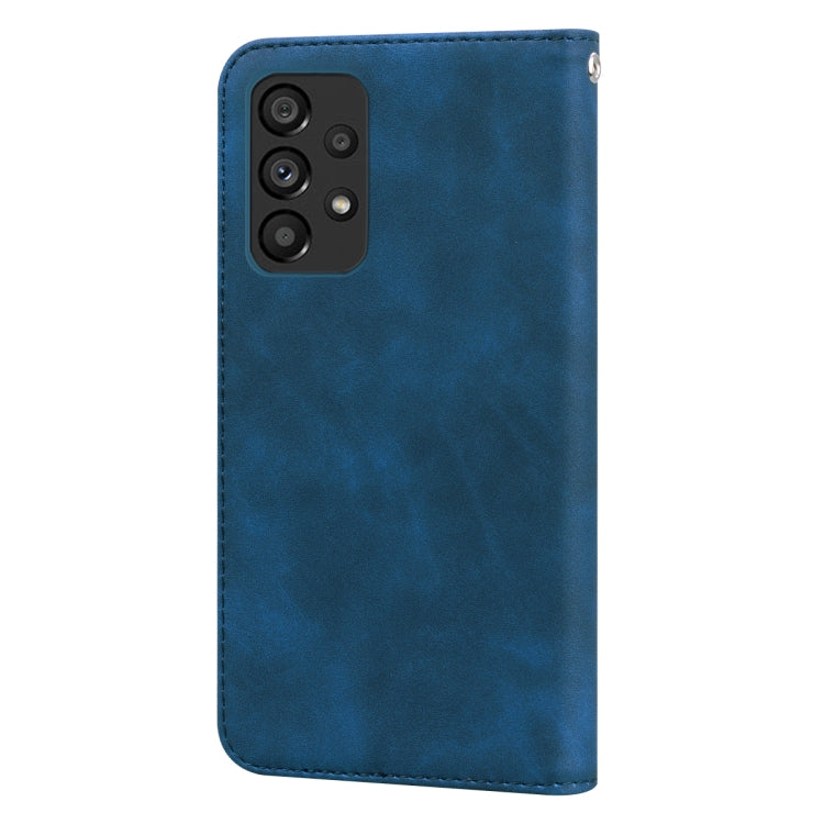 For Samsung Galaxy A53 5G Frosted Business Magnetic Flip Leather Phone Case