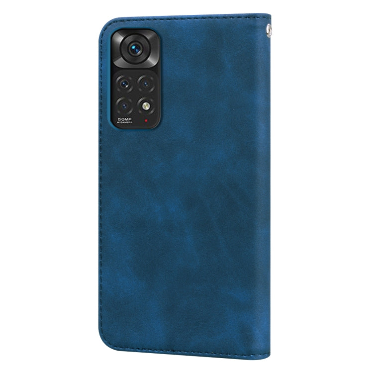 For Xiaomi Redmi Note 11 / Note 11S Frosted Business Magnetic Flip Leather Phone Case