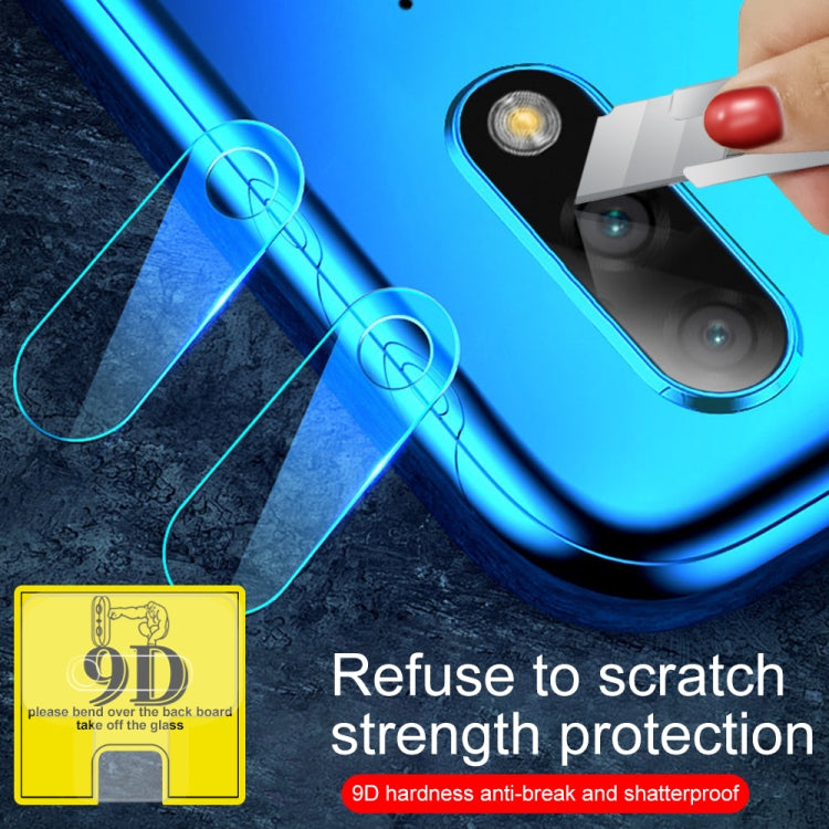 For Huawei Y6 9D Transparent Rear Camera Lens Protector Tempered Glass Film