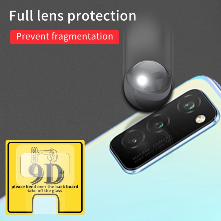 For Huawei Honor V30 9D Transparent Rear Camera Lens Protector Tempered Glass Film