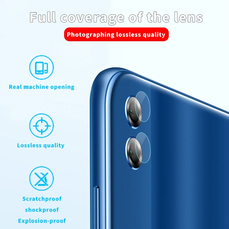 For Huawei Honor 8X 9D Transparent Rear Camera Lens Protector Tempered Glass Film