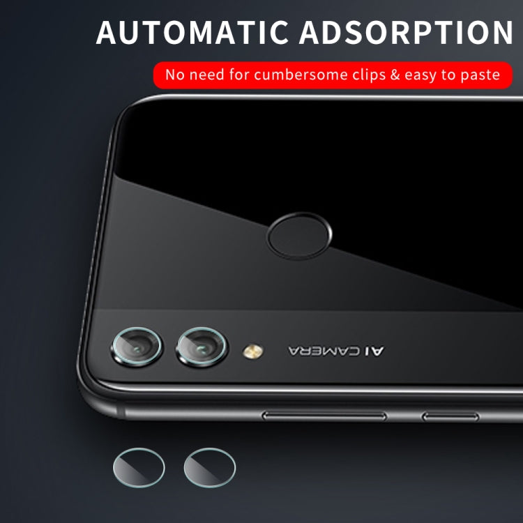 For Huawei Honor 8X 9D Transparent Rear Camera Lens Protector Tempered Glass Film