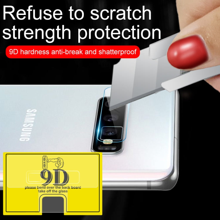 For Galaxy S10e 9D Transparent Rear Camera Lens Protector Tempered Glass Film