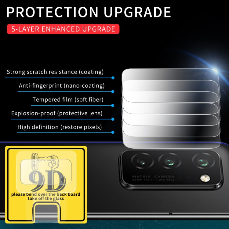 For Huawei Honor V30 Pro 9D Transparent Rear Camera Lens Protector Tempered Glass Film