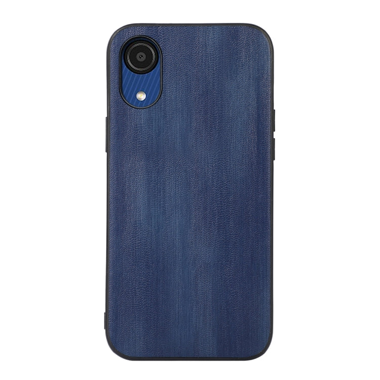For Samsung Galaxy A03 Core Yellow Cow Texture PU Phone Case