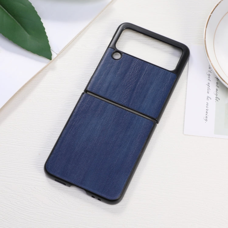 For Samsung Galaxy Z Flip 3 5G Yellow Cow Texture PU Phone Case