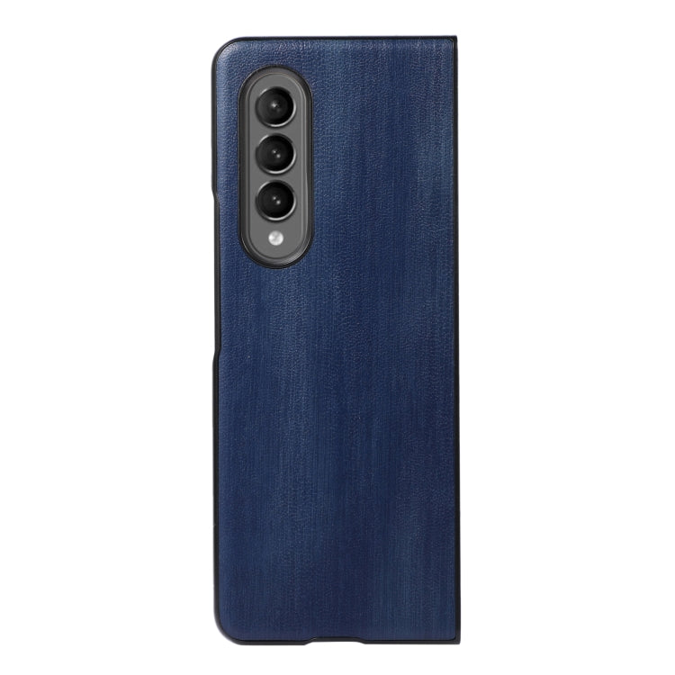 For Samsung Galaxy Z Fold3 5G Yellow Cow Texture PU Phone Case