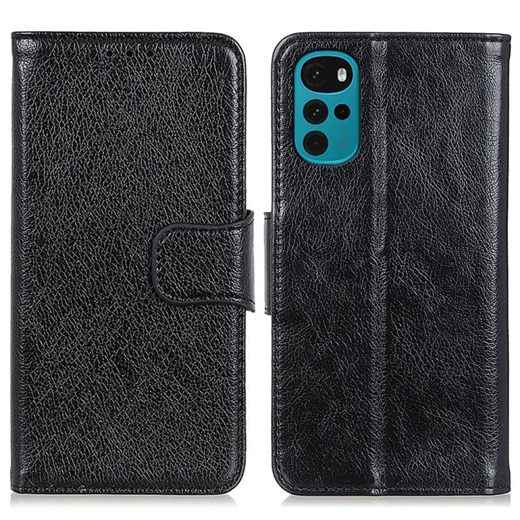 For Motorola Moto G22 Nappa Texture Horizontal Flip Leather Phone Case
