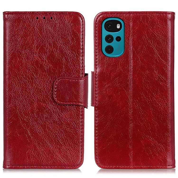 For Motorola Moto G22 Nappa Texture Horizontal Flip Leather Phone Case