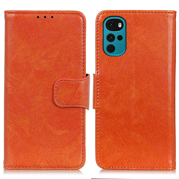 For Motorola Moto G22 Nappa Texture Horizontal Flip Leather Phone Case