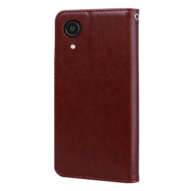 For Samsung Galaxy A03 Core Rose Embossed Leather Phone Case