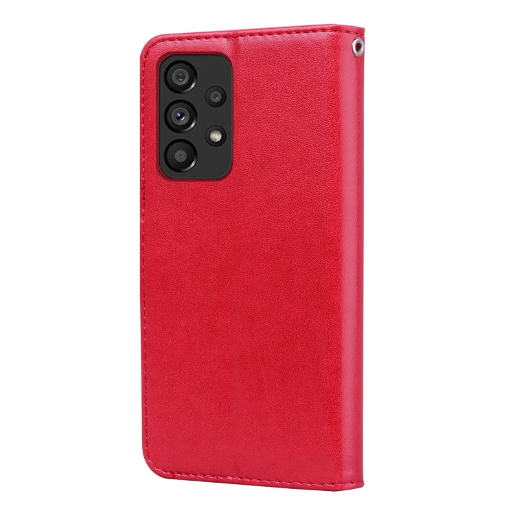 For Samsung Galaxy A53 5G Rose Embossed Leather Phone Case