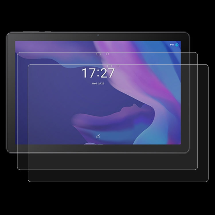 2 PCS 9H 2.5D Explosion-proof Tempered Tablet Glass Film For Alcatel 3T 10