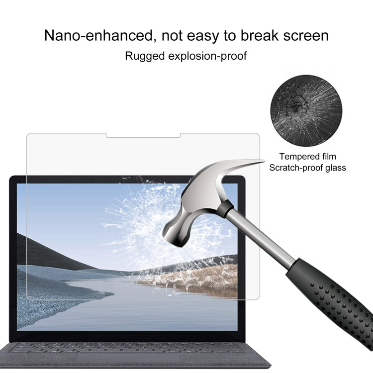 2 PCS 9H 2.5D Explosion-proof Tempered Tablet Glass Film For MicroSoft Laptop Studio 14.4 inch