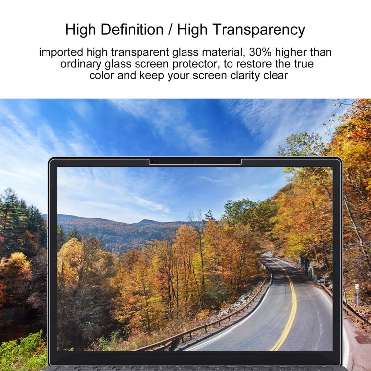 2 PCS 9H 2.5D Explosion-proof Tempered Tablet Glass Film For MicroSoft Laptop Studio 14.4 inch