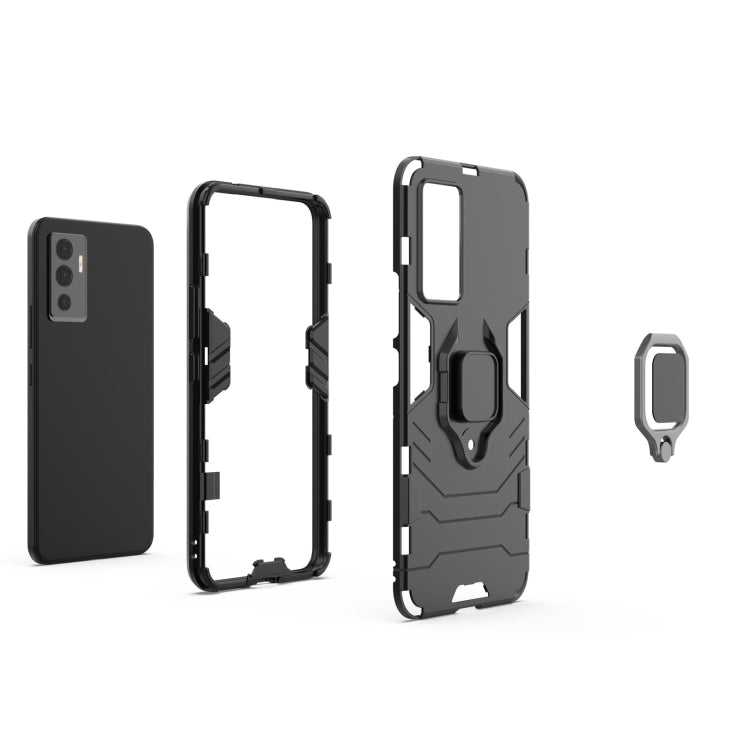 For vivo S10e 5G Magnetic Ring Holder PC + TPU Phone Case
