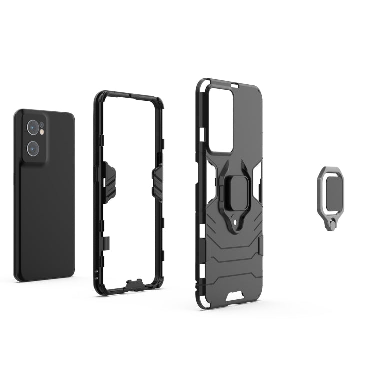 For OnePlus Nord CE 2 5G Magnetic Ring Holder PC + TPU Phone Case