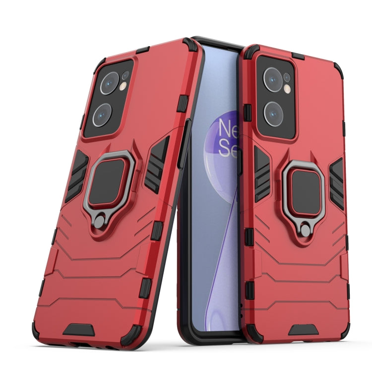For OnePlus Nord CE 2 5G Magnetic Ring Holder PC + TPU Phone Case
