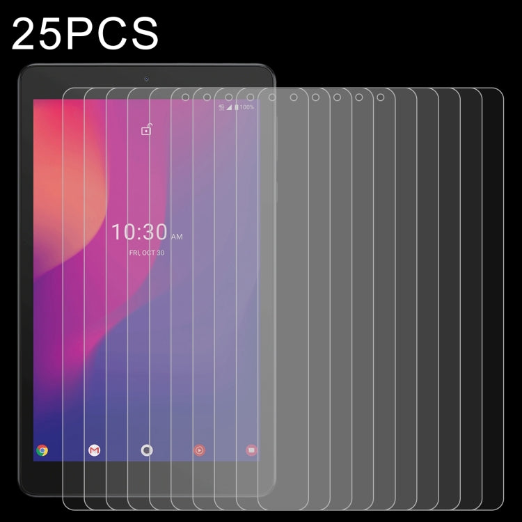 25 PCS 9H 2.5D Explosion-proof Tempered Tablet Glass Film For Alcatel Joy Tab 2 / 3T 8.0