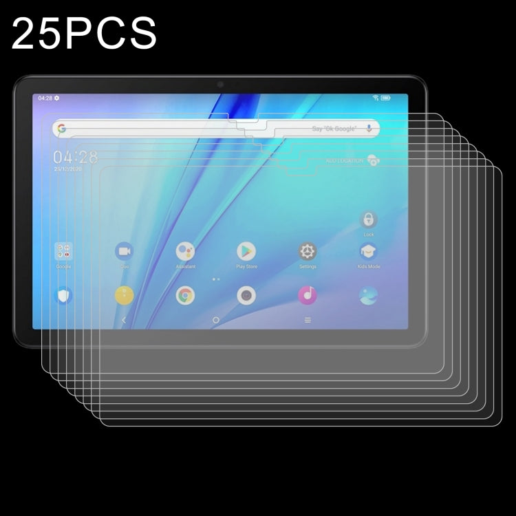 25 PCS 9H 2.5D Explosion-proof Tempered Tablet Glass Film For TCL Tab 10S / Huawei Enjoy Tablet 2