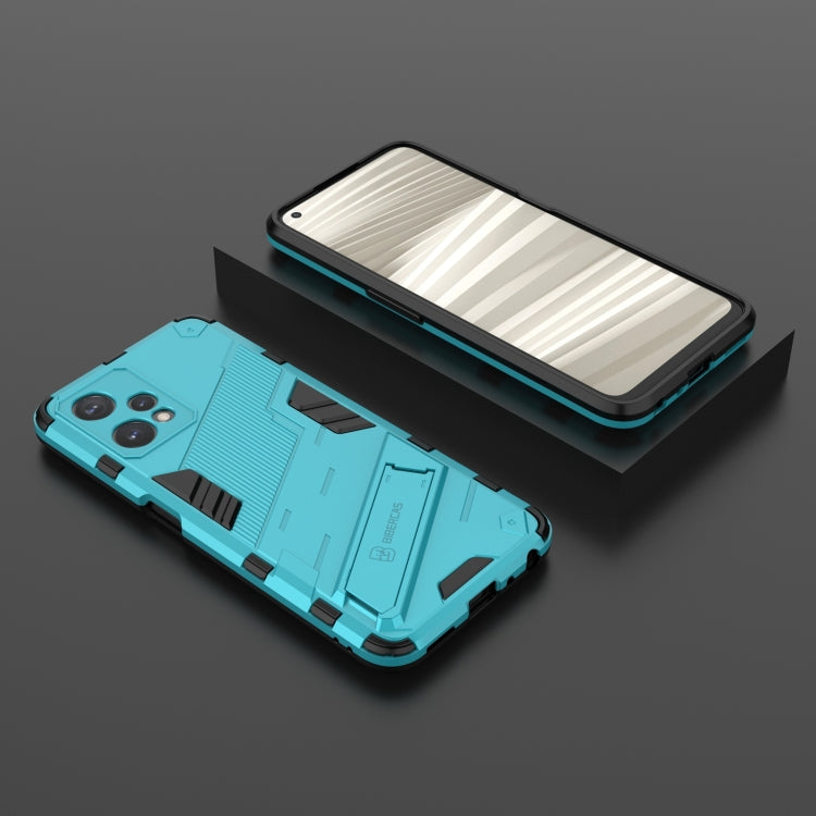 For OPPO Realme 9 Pro Punk Armor 2 in 1 PC + TPU Shockproof Phone Case with Invisible Holder