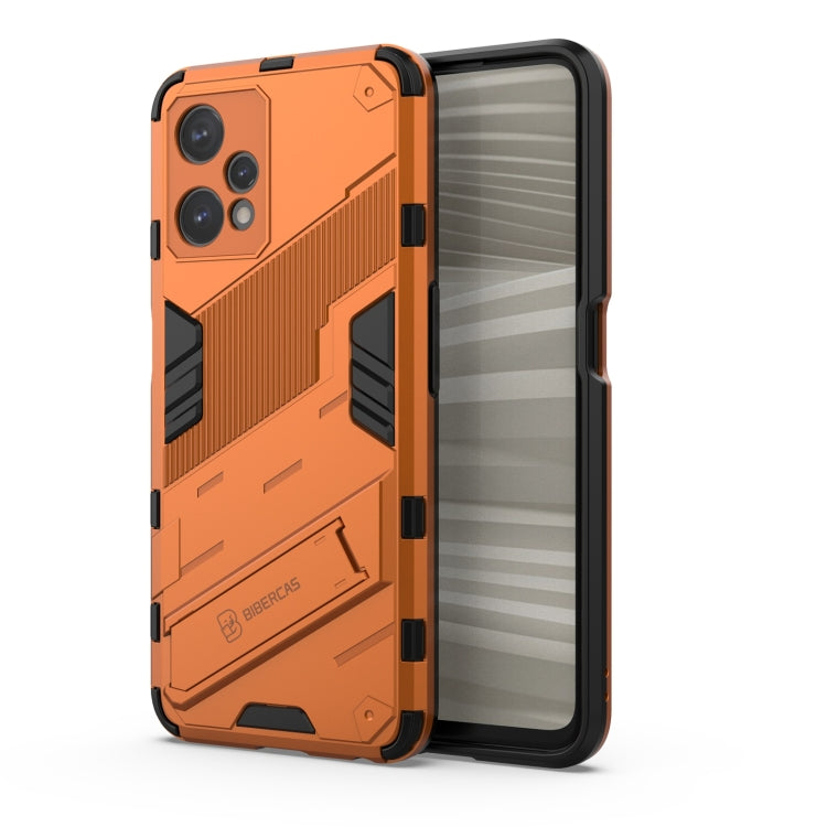 For OPPO Realme 9 Pro Punk Armor 2 in 1 PC + TPU Shockproof Phone Case with Invisible Holder