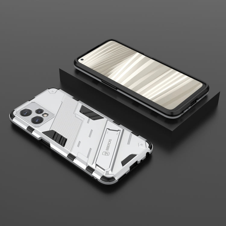 For OPPO Realme 9 Pro Punk Armor 2 in 1 PC + TPU Shockproof Phone Case with Invisible Holder