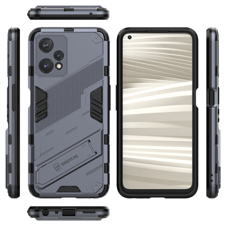 For OPPO Realme 9 Pro Punk Armor 2 in 1 PC + TPU Shockproof Phone Case with Invisible Holder