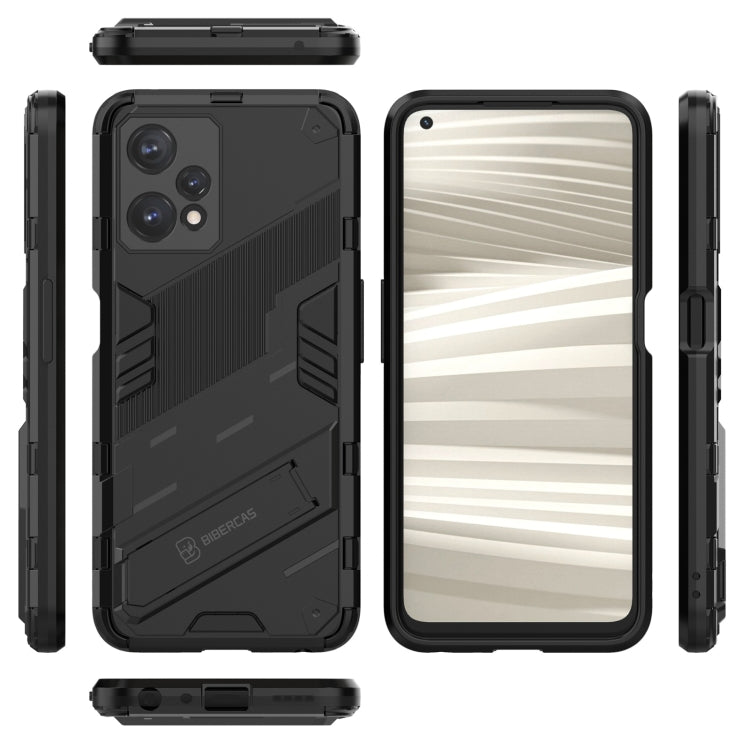 For OPPO Realme 9 Pro Punk Armor 2 in 1 PC + TPU Shockproof Phone Case with Invisible Holder